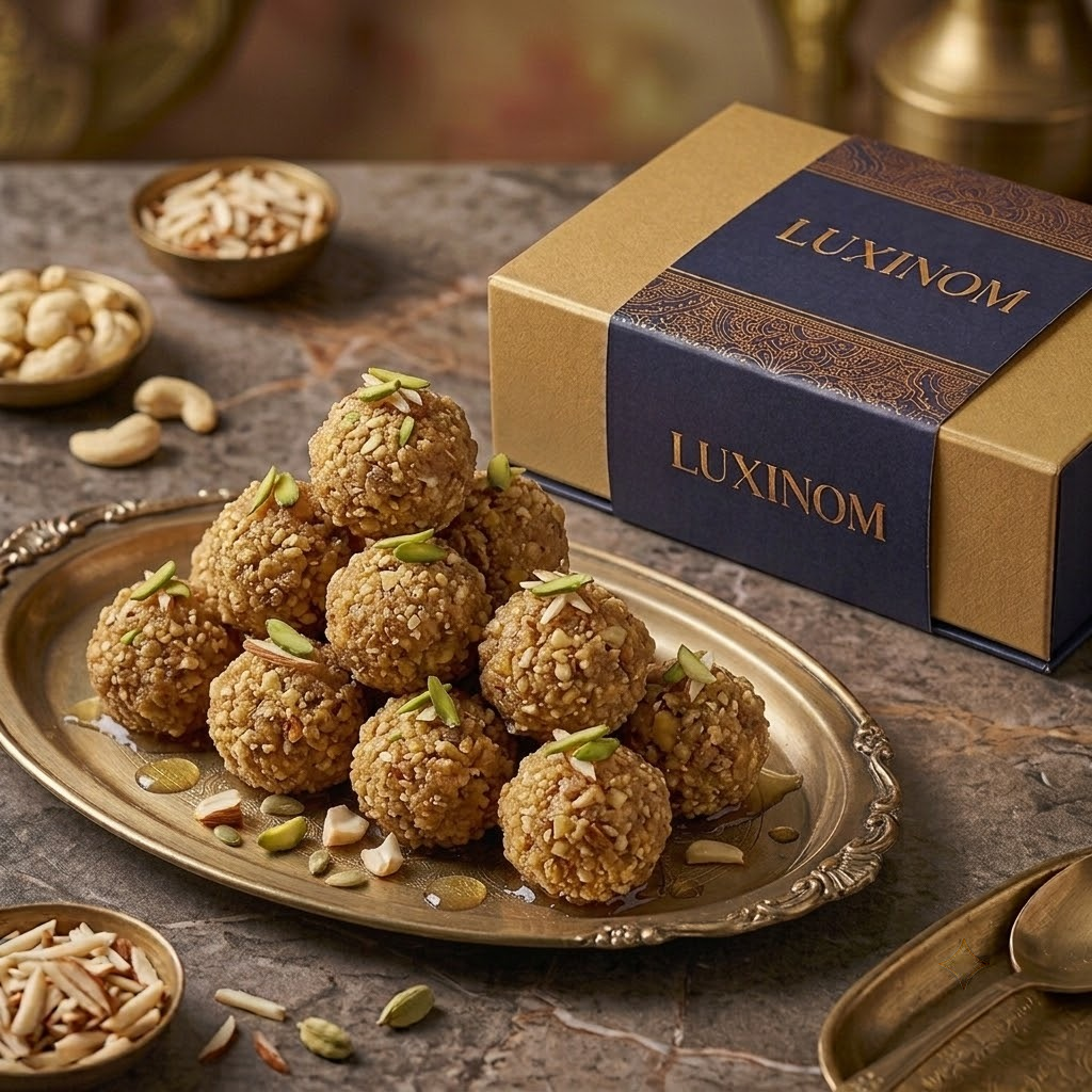 Gond Ke Laddu in Luxinom gift box