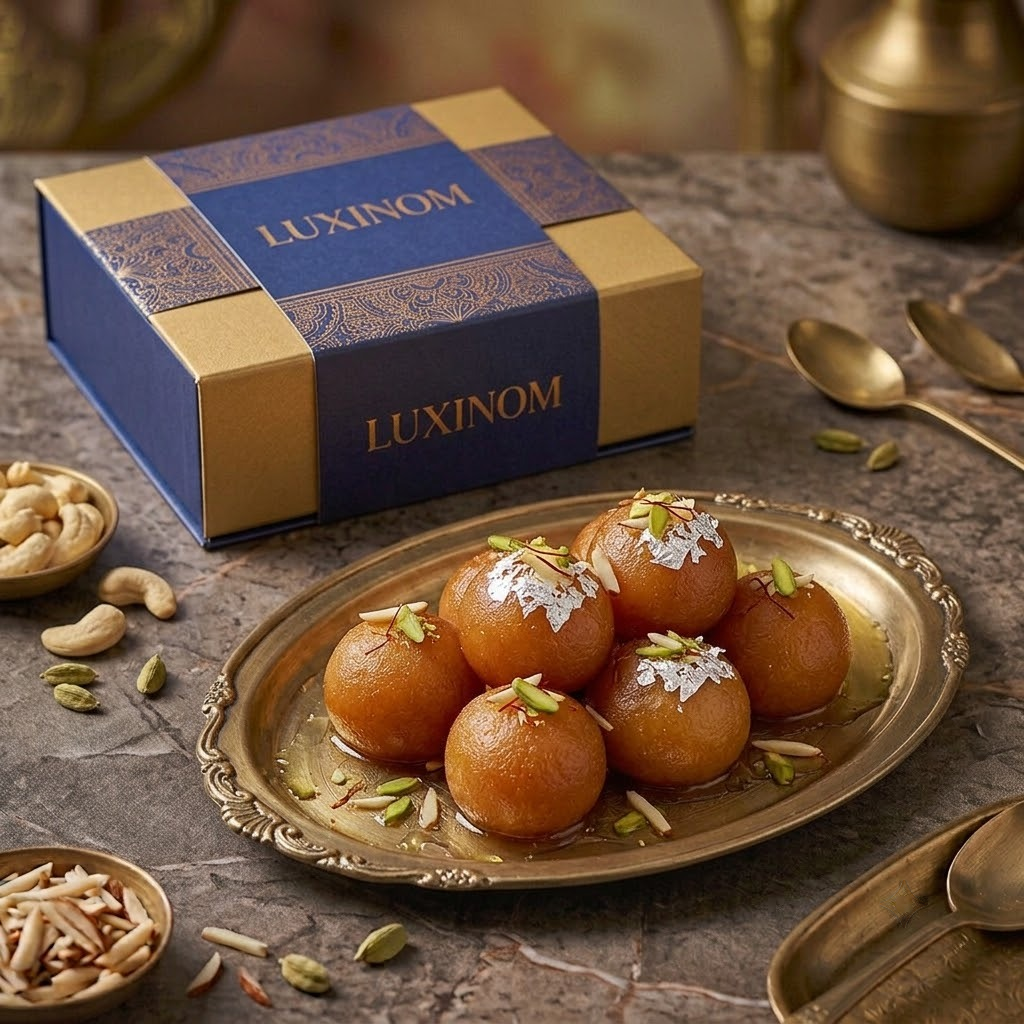 Dessert Gulab Jamun in Luxinom gift box