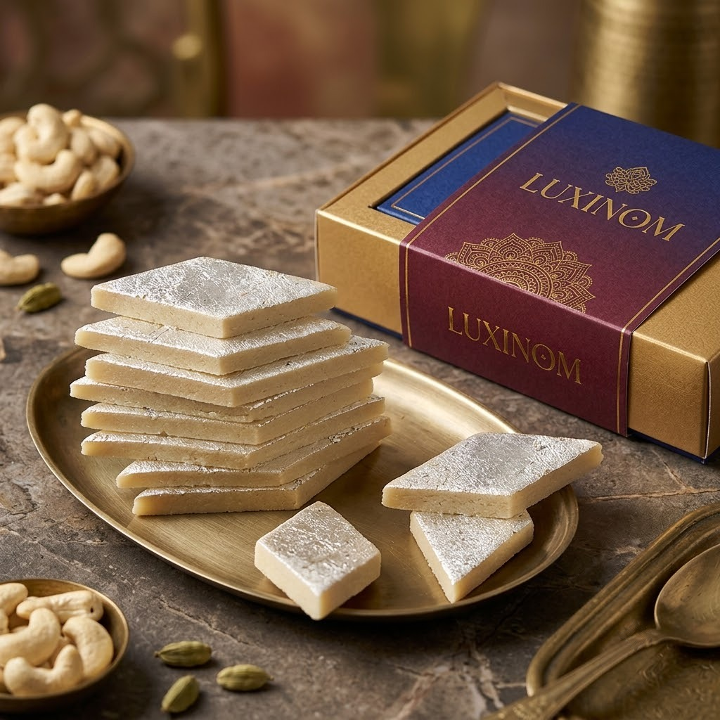Kaju Katli in Luxinom gift box