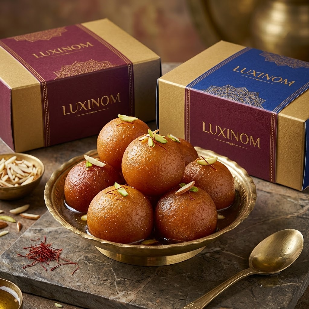 Gulab Jamun in Luxinom gift box