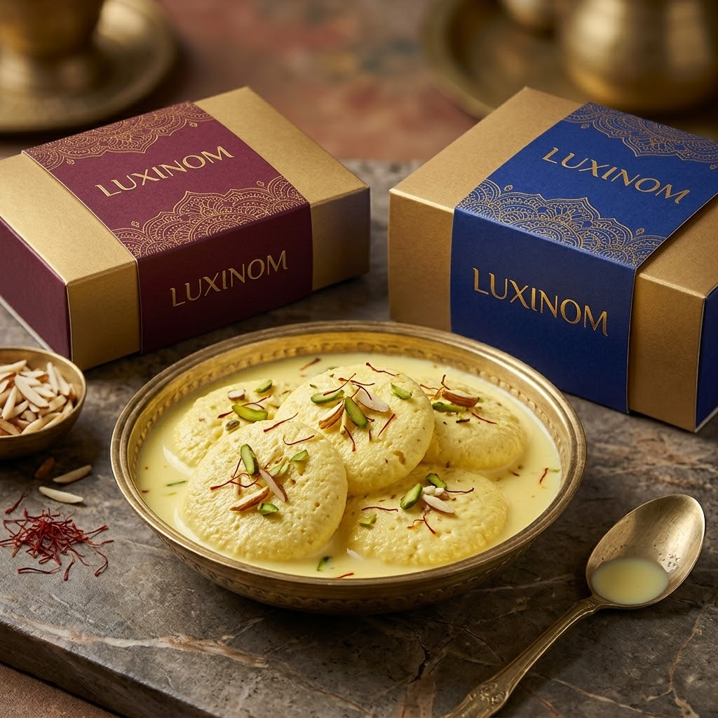 Rasmalai in Luxinom gift box