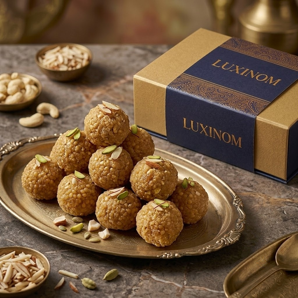 Gondh Ke Laddoo in Luxinom gift box