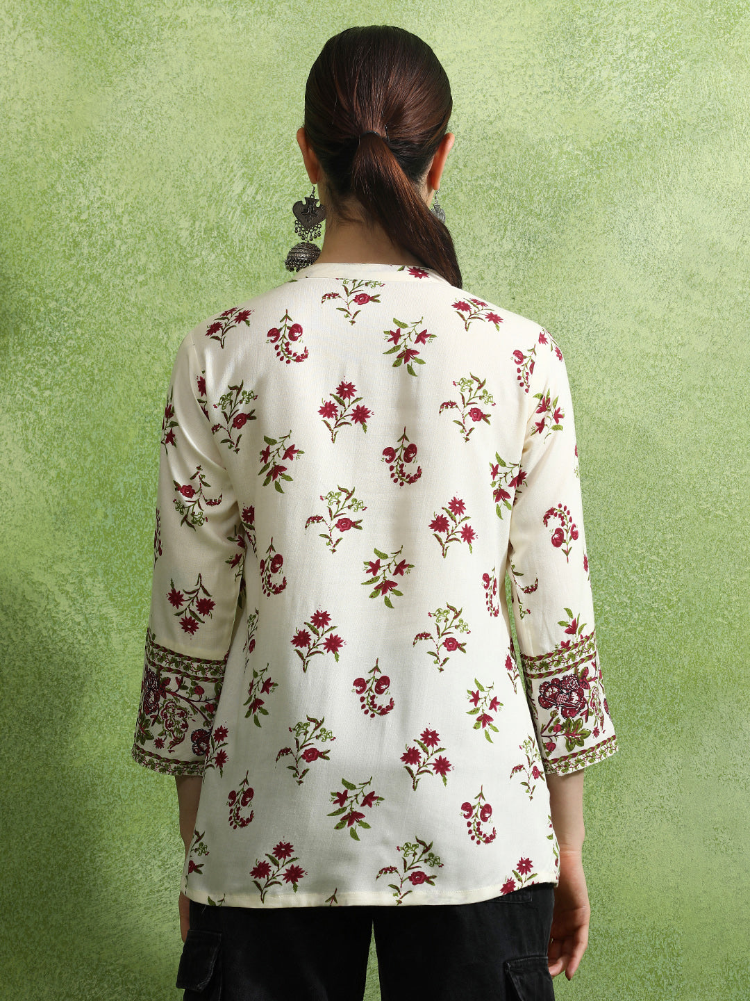 Floral Printed A-Line Top