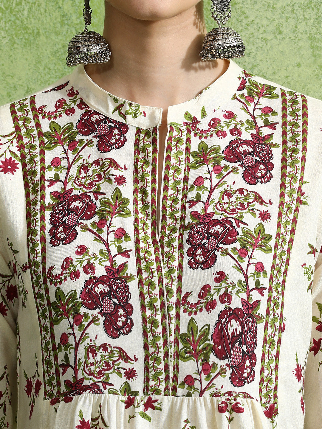 Floral Printed A-Line Top